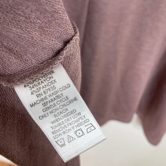 LOGO draped Hooded tunic w/ front pockets nwt M - Picture 6 of 8